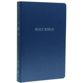 KJV GIFT & AWARD IMIT BLUE RL