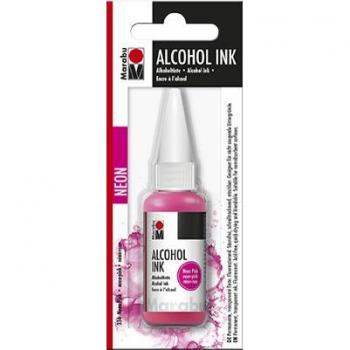 Permanente Naranja Neon Marabu con Alcohol 20 ml
