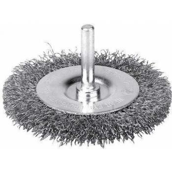 Brosse circulaire à fils inox ondulés 100 mm