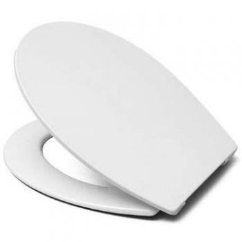 WC Siège Haro Pago 527651 – Blanc – Charnières inox