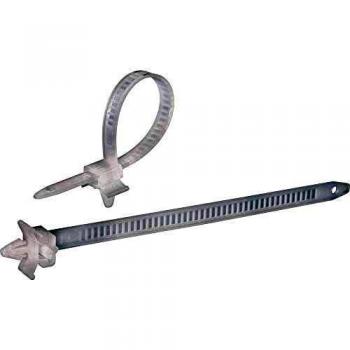 150 mm Natural Cable Tie with Spring Toggle, 100 pcs