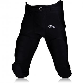 All‑In‑One Full Force Fußballhose mit 7 Taschen – Schwarz – Größe 2XL