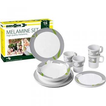 16-teiliges Geschirr-Set Tulip aus Melamin