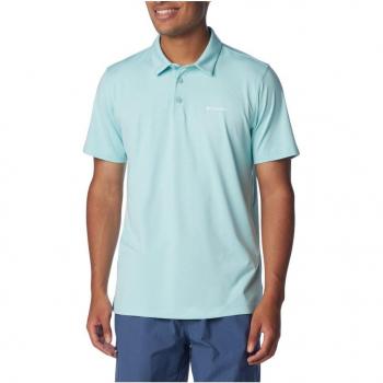Heather Polo Tech Trail Spray Uomo