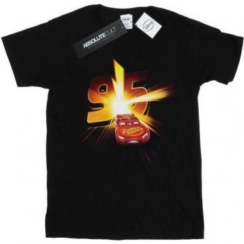 T-shirt noir Lightning McQueen