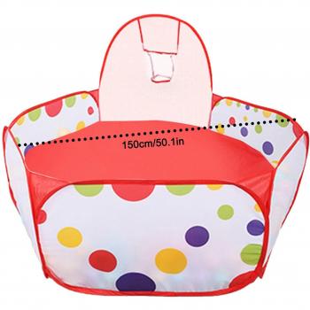 Indoor-Outdoor Kids Ball Pit with Hoop