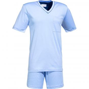 Novila Shorty Interlock Jersey Himmelblau, Größe 58 – Komfortshirt