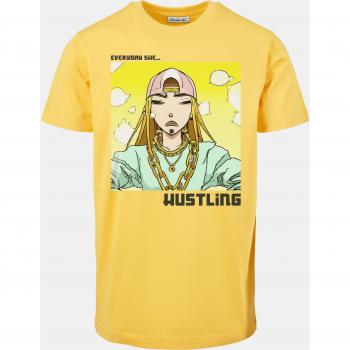 MisterTee Everyday She Hustling Casual T-Shirt für Herren, Größe L, gelb