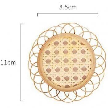 Mimbre Zen: Posavasos y Soporte