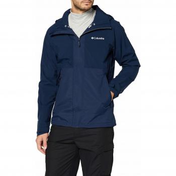 Chaqueta de Lluvia Columbia Evolution Valley, Hombre, Azul (Collegiate Navy), Talla: L
