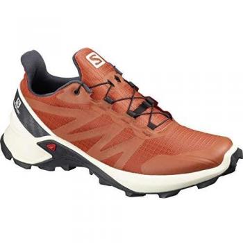 Salomon Chaussures Supercross Burnt, Running Homme, Orange (Brique Brûlée/Glace Vanille/Encre De Chine), 49 1/3 EU