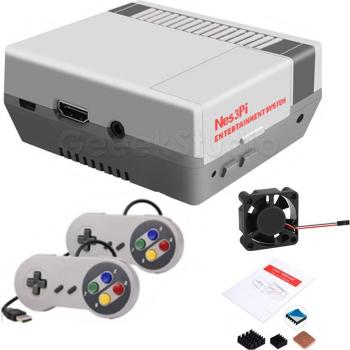 NES Inspired Case Kit for Raspberry Pi 3B+/3B/2B