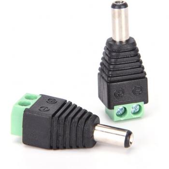 12V 2.1mm x 5.5mm Male-Female DC Power Plug for CCTV