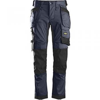 Snickers 6241 Pantalones de Trabajo Slim Fit con Bolsillos Flotantes Azul Marino Talla 062