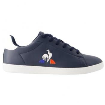 Le Coq Sportif Courtset 2 – Sneakers bleues pour jeunes, 37