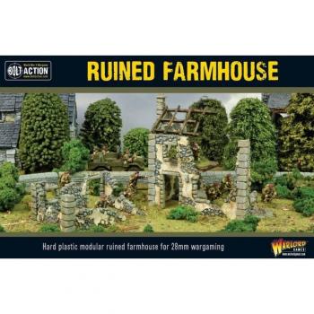 WarLord Bolt Action Ruined Farmhouse 1:56 Deutsches Militär-Dioramabaukästchen