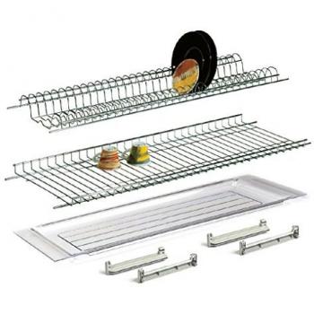 Scolapiatti pensile inox 47 x 30 x 9.5 cm
