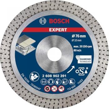 Disco de Corte de Diamante para Piedra Dura Bosch 76mm
