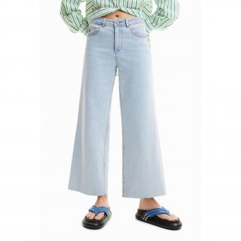 Desigual Denim Culotte Jeans Blau
