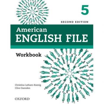 American English File 2nd Edition 5. Workbook without Answer Key (Ed.2019)