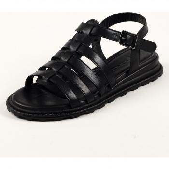 Pelle Nera Sandali Phany 36