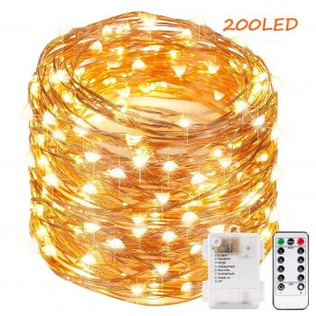 Guluman Yard Party Copper Fairy LED Lights