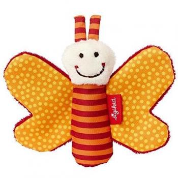 Hochet orange Papillon qui grésille Sigikid