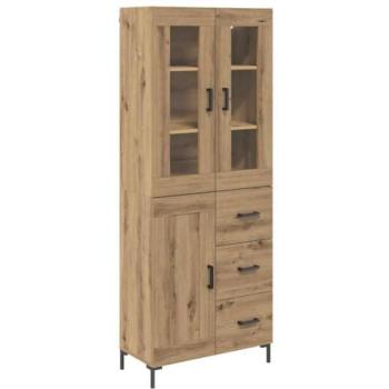 Highboard Artisan Oak 2‑Pack – Engineered Wood 69.5 x 34 x 180 cm (VidaXL)