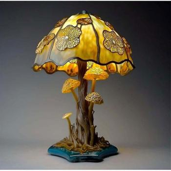 Lampe Artisanale Champignon Écologique