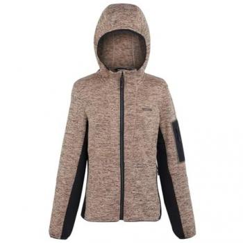 Pull à Capuche Regatta Kemilia Femme – Noir Taupe (Taille 40)