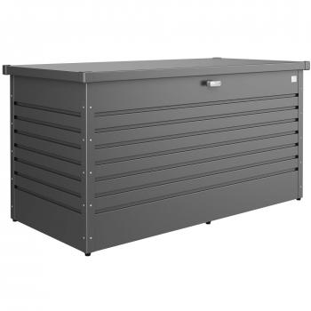 Baule da esterno 160 in acciaio grigio scuro L 160 x H 83 x P 79 cm