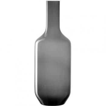 LEONARDO Dekovase Vase LEONARDO MILANO DH 18x50 cm grau Blumenvase Blumengefäß
