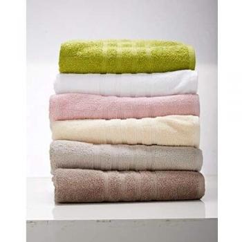 Bain Prestige Ivoire – Couverture 100 % Coton, 130×70 cm