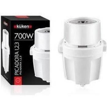 Tritatutto Kuken 700W bianco/rosso doppia lama 0,7 litri