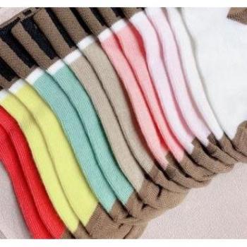 Premium Family Matching Cotton Socks with White Letters