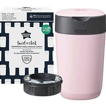 Tommee Tippee Twist and Click Advanced Windeleimer rosa