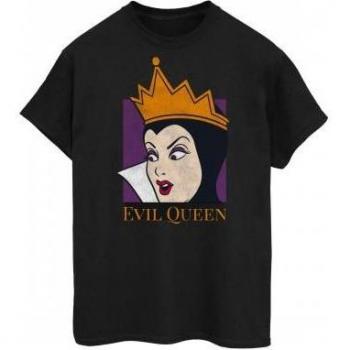 Schwarze Baumwollbluse Evil Queen Damen L