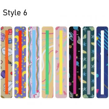 8Pcs Colorful Transparent Reading Strips for Kids