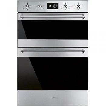 Smeg 60cm Stainless Steel Built-In Double Oven
