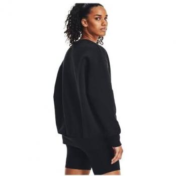 Under Armour Damen Sweatshirt Essential Fleece OS Crew Noir XS