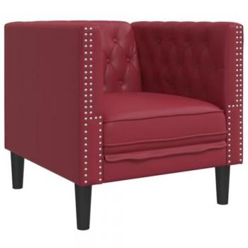 Poltrona Club Chesterfield Rosso Vino