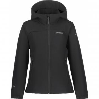 Icepeak Kobryn Mädchen Funktions-Softshelljacke, Schwarz, 152
