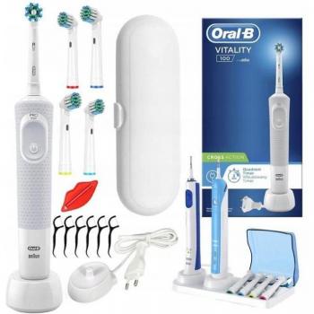 Set de brosses à dents électriques Oral-b Vitality White