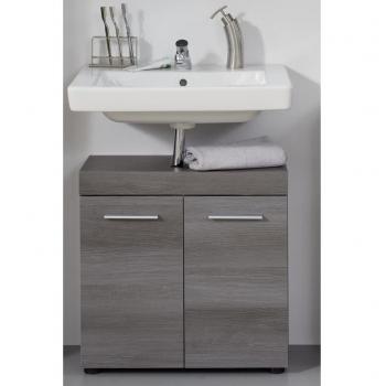 Waschbeckenunterschrank Runner Rauchsilber Nachbildung B/H/T: ca. 58x57x31 cm