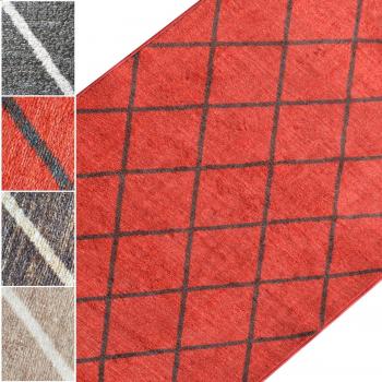 Flurmöbel‑Trends: Rauten‑Laufband Cosenza – 80 × 150 cm, rot, niedrig