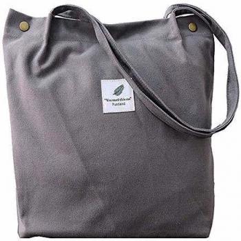 Funtlend Damen Rucksackstil Handtasche – Große Canvas (40 × 35 × 11 cm)