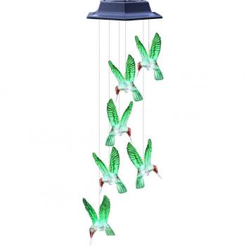 Outdoor Solar LED Hummingbird Lamp