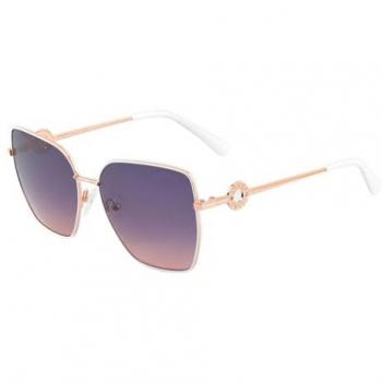 Guess Women's Gold Sunglasses with Purple Tint