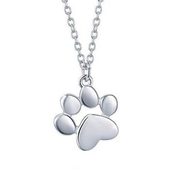 Boucles d'oreilles mignonnes empreinte de pas en argent 925