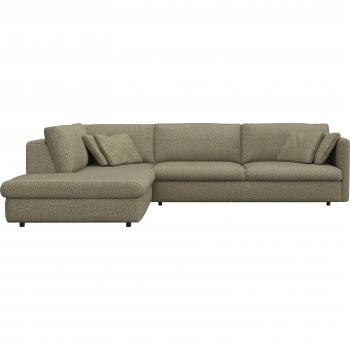 Ecksofa FLEXLUX „Lovane“ – Grüne Farbvariante